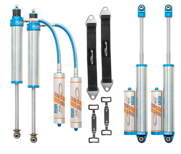 10-12 RAM 2500/3500 4X4 DIESEL CARLI TUNED KING 2.5 RR 3 LIFT FRONT & REAR SHOCK PKG RES MOUNTS & LIMIT STRAPS