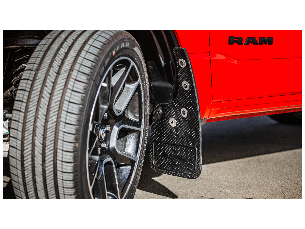 Front Mud Flaps RAM 1500 / 2500 / 3500 Geared for Adventure